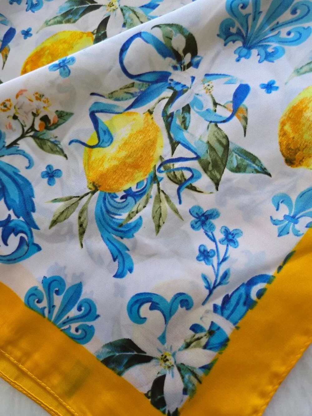 Lemon Square Scarf